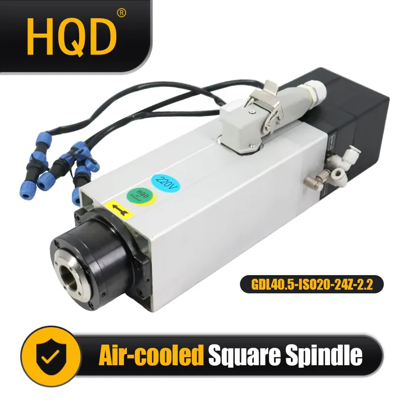 Cnc Spindle Motor - Moteur de broche carré à refroidissement