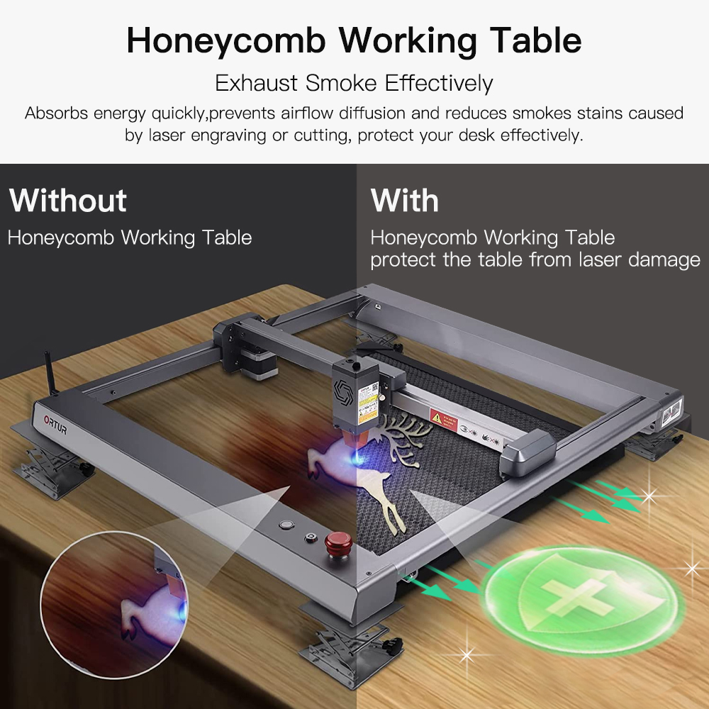 Machine de gravure Laser, outi - Honeycomb Laser Bed avis et prix