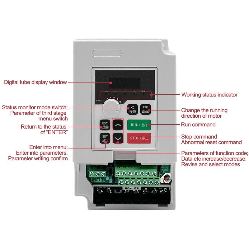 Onduleur VFD 1.5kw 110v/220v/3 - Cnc Spindle Motor avis et prix